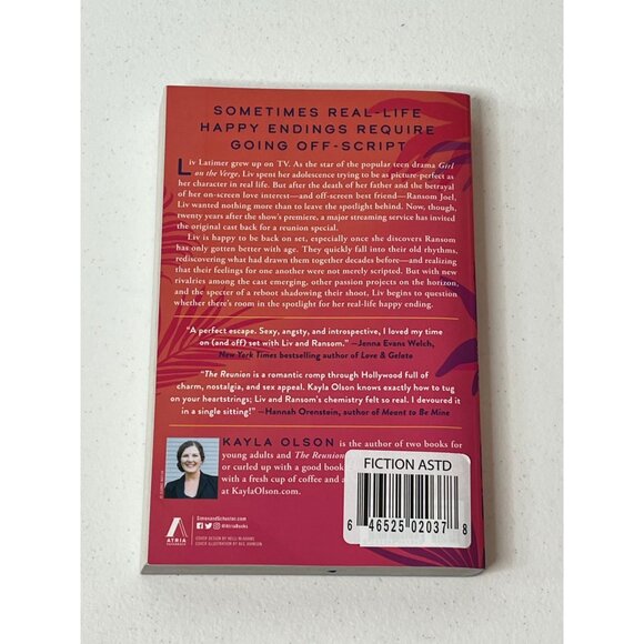 The Reunion Kayla Olson Book Romance Fiction Novel Romantic Comedy Friends Love - Picture 6 of 6